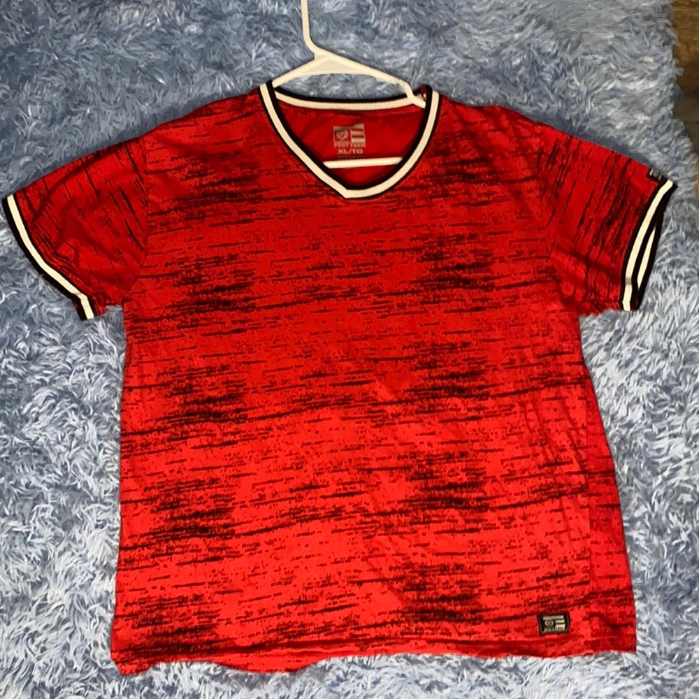 Phat Farm Tee-Shirt, Red, Size XL